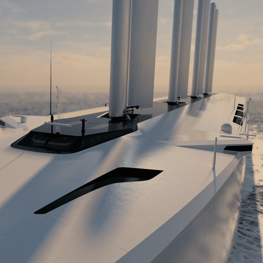 Konceptbild på fartyget